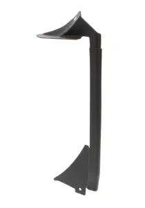 1981 Chevy Suburban A-Pillar Panel - Lower RH - Black Plastic - 81-91 Chevy GMC C/K Pickup Truck