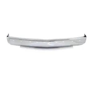 2000 GMC Yukon Front Bumper - Chrome - with Tag Bracket Holes - with Impact Strip Holes - 88-98 Chevy GMC OBS Truck SUV