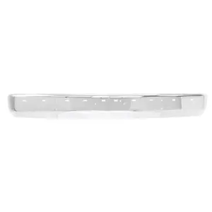 2000 GMC Yukon Front Bumper - Chrome - with Tag Bracket Holes - with Impact Strip Holes - with Bumper Guard Holes - 88-98 Chevy GMC OBS Truck SUV