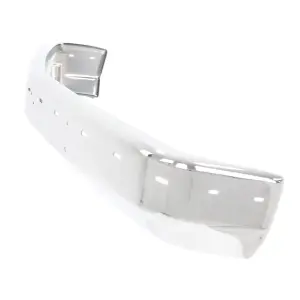 Front Bumper - Chrome - with Tag Bracket Holes - with Impact Strip Holes - with Bumper Guard Holes - 88-98 Chevy GMC OBS Truck SUV - Image 2 of 4
