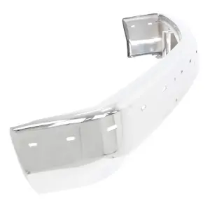 Front Bumper - Chrome - with Tag Bracket Holes - with Impact Strip Holes - with Bumper Guard Holes - 88-98 Chevy GMC OBS Truck SUV - Image 4 of 4