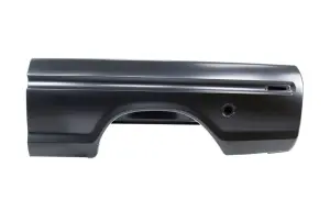 1978 Ford F250 Bedside Assembly - Short Bed w/ Round Gas Hole - LH - 73-76 Ford F100 F150 F250 F350
