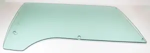 Door Glass - Green Tint - RH - 68-70 B-Body 2 Door Sedan Post - Image 2 of 3