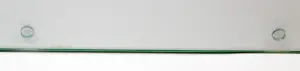 Door Glass with 3 Holes - Clear - RH - 65 Chevelle GTO Malibu Coupe - Image 2 of 2