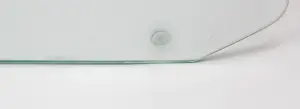 Door Glass with 3 Holes - Clear - LH - 65 Chevelle GTO Malibu Convertible - Image 3 of 3