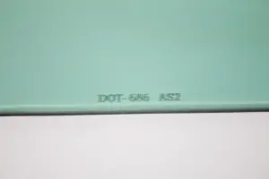 Door Glass - Green Tint - LH - 66-67 Chevelle Coupe and Convertible - Image 3 of 3