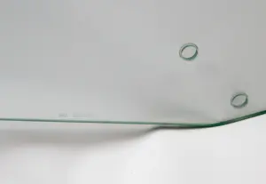 Door Glass - Clear - LH - 69 GM A-Body Coupe and Convertible 69-70 Grand Prix - Image 4 of 4