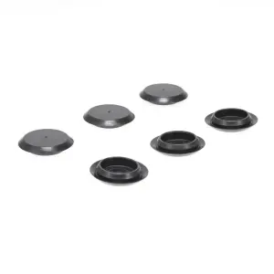 Vent Window Screw Access Hole Black Plastic Plugs - Pair - 68-72 Dodge Plymouth A-Body 66-70 B-Body - Image 1 of 4