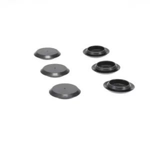 Vent Window Screw Access Hole Black Plastic Plugs - Pair - 68-72 Dodge Plymouth A-Body 66-70 B-Body - Image 4 of 4
