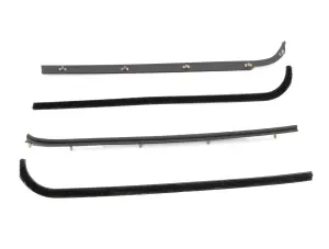 Front Door Beltline Window Felts - Black - 4pcs - 71-72 F-Series Pickup - Image 1 of 3