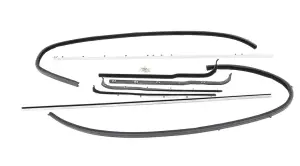 1961 Ford F250 Front Door Window Channel Kit - 8pcs - 61-66 F100 F250 F350 Pickup