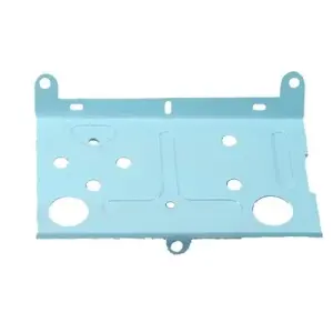 1972 Pontiac Ventura Battery and Temp Gauge Mount Plate - Blue - Rear - 71-76 Chevy Nova; 71-76 Ventura; 74 GTO