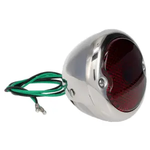 Tail Light Assembly - Stainless Housing - 12 Volt - LH - 48-52 Ford F1 F2 - Image 6 of 7