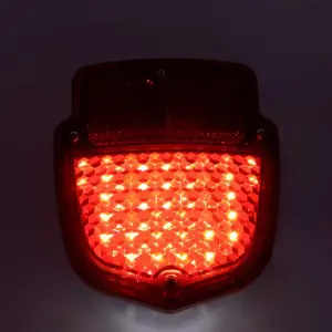Tail Light Assembly - Sequential LED - Chrome Housing - LH - 53-66 Ford F100 F250 Flareside Truck - Image 2 of 5