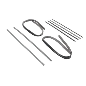 Front Door Window Channel Kit - Chrome Bead Felts - 67-72 Chevy GMC CK Suburban - Image 5 of 6