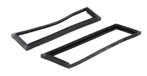 Rear Side Door Fixed Vent Window Seals - Pair - 67-72 Chevy GMC CK Suburban - Image 3 of 3