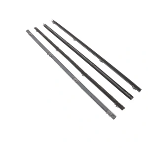 Rear Door Window Felt Kit - 4pcs - Chrome Bead Felts - 67-72 Chevy GMC CK Suburban - Image 4 of 6