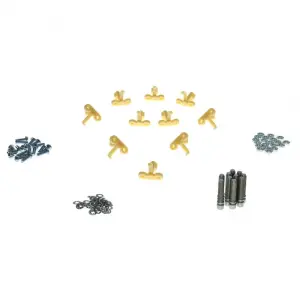 Headlight Adjusting Screw and Nut Assembly - 10 pcs - 58-61 Chevy CK Truck Suburban 58-66 GMC CK Truck Suburban - Image 3 of 3
