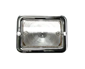 Park Lamp Assembly - Clear Lens 12V - LH or RH - 54-55 Chevy GMC Pickup Truck Suburban - Image 2 of 3