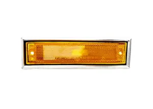 Front Side Marker - with Chrome Trim - LH - 81-91 Chevy GMC Pickup Truck Blazer Jimmy Suburban - Image 1 of 3