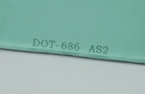 Vent Glass - Green Tint - RH - 68-72 Chevy II Nova; 71-72 Ventura - Image 3 of 3