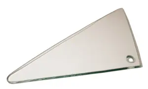 Vent Glass - Clear - LH - 66-67 GM A-Body Coupe & Convertible - Image 2 of 3