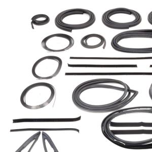 Weatherstrip Kit - Chrome Lock Strip - 85-91 Chevy GMC CK Blazer Jimmy - Image 2 of 5