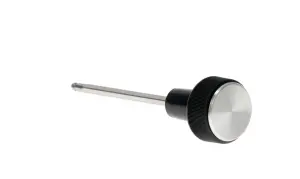 1982 Chevy Malibu Headlamp Switch Rod and Knob - Black/Silver - 79-81 Camaro 78-88 Malibu El Camino Caballero Monte Carlo