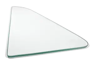 Vent Window Glass - Clear - LH or RH - 51-55 Chevy GMC Truck - Image 2 of 3
