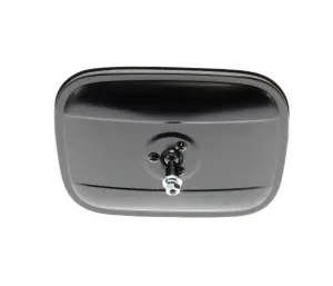 1954 GMC Suburban Door Mirror Head - Black/Paintable - 54-70 Chevy GMC Truck, Suburban, Blazer, Jimmy