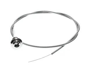 1958 GMC Suburban Choke Cable with Knob - Chrome Knob - 46 inch long - 55-59 Chevy Pickup, Suburban