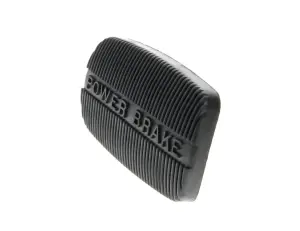 Brake Pedal Pad - Power Brakes Logo - Automatic - 62-67 Chevy II - Image 2 of 3