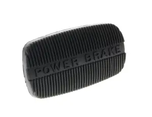 1964 Chevy Biscayne Brake Pedal Pad - Power Brakes Logo - Automatic - 62-67 Chevy II