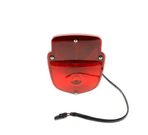 1955 Ford F350 Tail Lamp Assembly - Black Housing - LH - 12-Volt - 55-66 F100 F250 Flareside Pickup