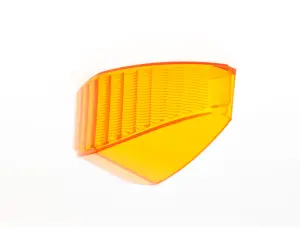 Park Lamp Lens - Amber - LH or RH - 51-52 F1 F2 Ford Pickup Truck - Image 2 of 3