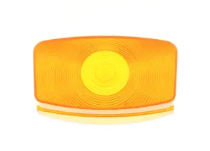 Park Lamp Lens - Amber - LH or RH - 55-56 F100 F250 F350 Ford Pickup Truck - Image 1 of 3