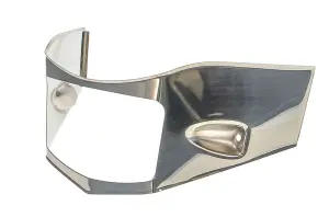 Park Lamp Bezel - Stainless - LH or RH - 55 F100 F250 F350 Ford Pickup Truck - Image 2 of 3