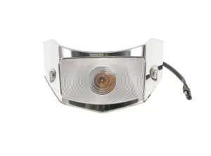 Park Lamp Assembly - Clear Lens with Stainless Bezel - LH or RH - 55 F100 F250 F350 Ford Pickup Truck - Image 2 of 3