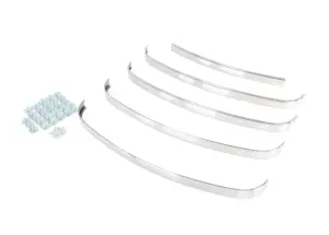 Grille Molding Set - 5 pcs with hardware - 48-50 F1 F2 Ford Pickup Truck (without crank hole) - Image 1 of 3