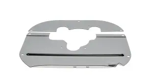 Steering Column to Floor Cover Plates - Pair - 48-52 F1 F2 Ford Pickup Truck - Image 1 of 3