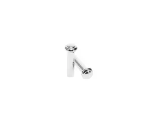1971 Mercury Cyclone Door Lock Knobs - Chrome Pair - 68-74 Ford Car and Truck
