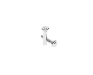 Door Lock Knobs - Chrome Pair - 66-67 Fairlane; 65-67 Galaxie - Image 2 of 3