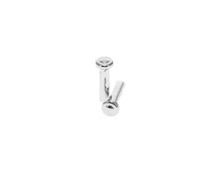 1965 Mercury Marauder Door Lock Knobs - Chrome Pair - 66-67 Fairlane; 65-67 Galaxie