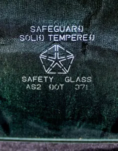 Back Glass - Green Tint - 68-70 Charger - Image 2 of 2