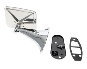 Outside Rear View Mirror Kit - Stainless - RH - 70-72 Chevy GMC C/K Pickup Truck Blazer Jimmy Suburban - Image 2 of 3