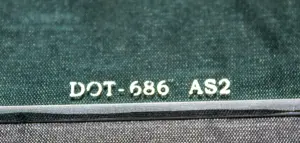 Back Glass - Green Tint - 66-67 Chevy II Nova Coupe - Image 2 of 2
