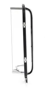 Vent Window Assembly - RH - Clear - Chrome Frame - 56 Ford F100 F250 F350 Pickup Truck - Image 3 of 3