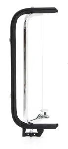 Vent Window Assembly - RH - Clear - Chrome Frame - 56 Ford F100 F250 F350 Pickup Truck - Image 2 of 3