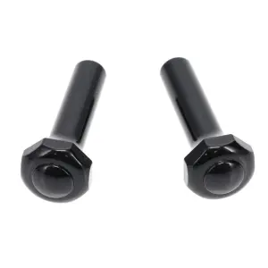 1981 Ford F150 Door Lock Knobs - Black - Pair - 73-81 Ford Truck 78-81 Bronco