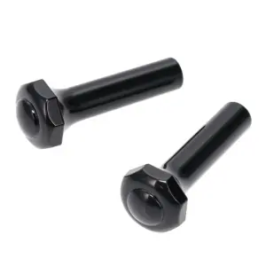 Door Lock Knobs - Black - Pair - 73-81 Ford Truck 78-81 Bronco - Image 2 of 4
